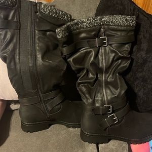 Brand new Torrid Extra Wide width calf size 9 1/2 Buckle Sweater boots.